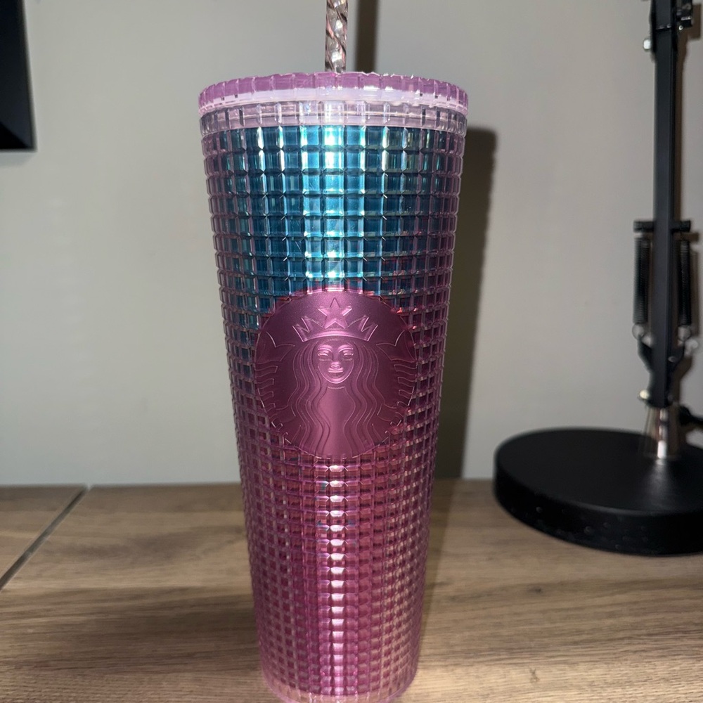 Starbucks Gradient Tumbler - Cotton Candy Pink and Blue 24 fl oz